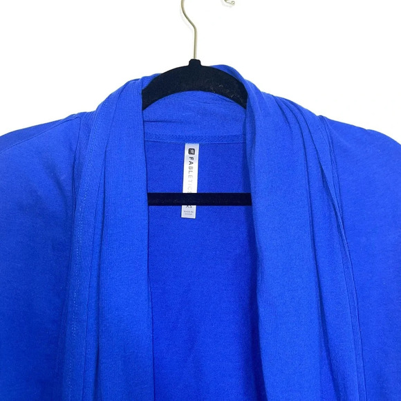Fabletics Astoria Shrug Cobalt Blue Open Front Cardigan Xsmall Women’s - Picture 3 of 10